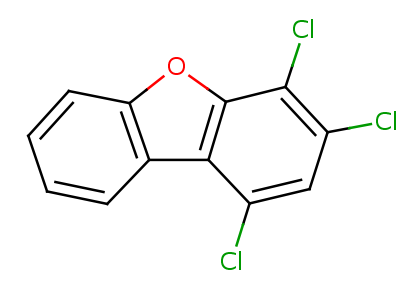 1,2,4-Trichlorodibenzofuran Structure,24478-73-7Structure