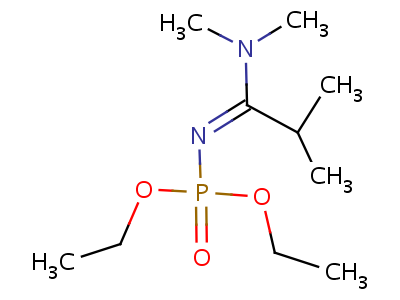 N-diethoxyphosphoryl-n,n,2-trimethyl-propanimidamide Structure,3348-59-2Structure