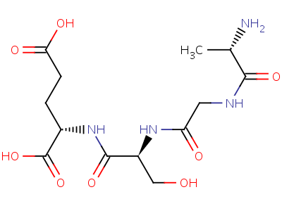 Ala-gly-ser-glu Structure,61756-28-3Structure