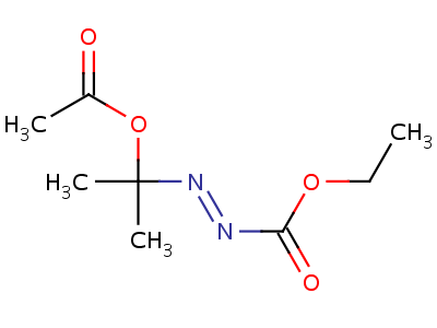 2-Ethoxycarbonyldiazenylpropan-2-yl acetate Structure,6971-81-9Structure