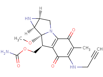 N(6)-2-propynylmitomycin c Structure,78142-79-7Structure