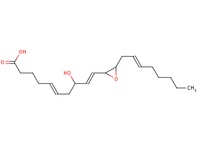 8(R,s)-hydroxy-11(s),12(s)-epoxyeicosa-5z,9e,14z-trienoic acid Structure,85589-24-8Structure