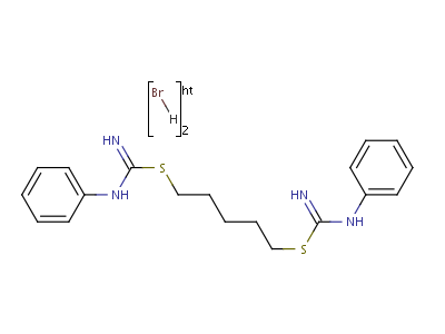 N-phenyl-1-[5-(n-phenylcarbamimidoyl)sulfanylpentylsulfanyl]methanimidamide Structure,856-51-9Structure