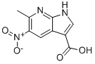 6-Methyl-5-nitro-7-azaindole-3-carboxylic acid Structure,1000340-25-9Structure