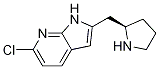 1H-pyrrolo[2,3-b]pyridine, 6-chloro-2-[(2r)-2-pyrrolidinylmethyl]- Structure,1001069-58-4Structure