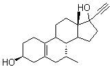 (3Beta,14xi)-17-ethynyl-7-methylestr-5(10)-ene-3,17-diol Structure,100239-45-0Structure