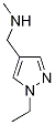 N-[(1-ethyl-1H-pyrazol-4-yl)methyl]-n-methylamine Structure,1002651-68-4Structure