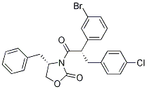 (S)-4-benzyl-3-((s)-2-(3-bromophenyl)-3-(4-chlorophenyl)propanoyl)oxazolidin-2-one Structure,1002752-53-5Structure