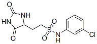 N-(3-chlorophenyl)-2-(2,5-dioxoimidazolidin-4-yl)ethanesulfonamide Structure,10044-78-7Structure