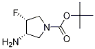 Cis-tert-butyl 3-amino-4-fluoropyrrolidine-1-carboxylate Structure,1009075-48-2Structure