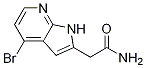 1H-pyrrolo[2,3-b]pyridine-2-acetamide, 4-bromo- Structure,1014606-53-1Structure