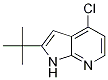 1H-pyrrolo[2,3-b]pyridine, 4-chloro-2-(1,1-dimethylethyl)- Structure,1014613-42-3Structure