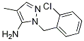 1-(2-Chlorobenzyl)-4-methyl-1H-pyrazol-5-amine Structure,1015845-68-7Structure