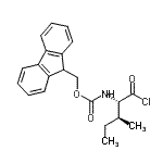 9H-fluoren-9-ylmethyl [(2s,3s)-1-chloro-3-methyl-1-oxo-2-pentanyl]carbamate Structure,103321-51-3Structure