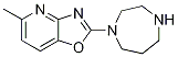 2-(1,4-Diazepan-1-yl)-5-methyl[1,3]oxazolo[4,5-b]pyridine Structure,1035840-54-0Structure