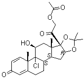 9-Chloro triamcinolone acetonide 21-acetate Structure,10392-75-3Structure