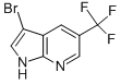 3-Bromo-5-(trifluoromethyl)-1h-pyrrolo[2,3-b]pyridine Structure,1048914-10-8Structure