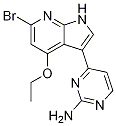 2-Pyrimidinamine, 4-(6-bromo-4-ethoxy-1h-pyrrolo[2,3-b]pyridin-3-yl)- Structure,1048967-45-8Structure