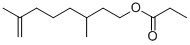 7-Octen-1-ol, 3,7-dimethyl-, propanoate Structure,105-89-5Structure