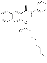 Naphthol as nonanoate Structure,10523-82-7Structure