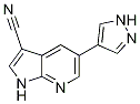 1H-pyrrolo[2,3-b]pyridine-3-carbonitrile, 5-(1h-pyrazol-4-yl)- Structure,1059171-10-6Structure