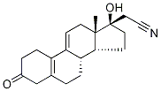 (17Alpha)-17-hydroxy-3-oxo-19-norpregna-5(10),9(11)-diene-21-nitrile Structure,106111-42-6Structure