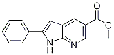 1H-pyrrolo[2,3-b]pyridine-5-carboxylic acid, 2-phenyl-, methyl ester Structure,1064461-09-1Structure