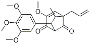 5-Allyl-3-methoxy-6-methyl-7-(3,4,5-tri
methoxyphenyl)bicyclo[3.2.1]oct-3-ene-2,8-dione Structure,106894-43-3Structure