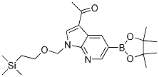 1-[[2-(Trimethylsilyl)ethoxy]methyl]-3-acetyl-1h-pyrrolo[2,3-b]pyridin-5-boronic acid, pinacol ester Structure,1071454-96-0Structure