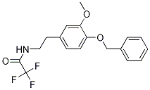 N-trifluoroacetyl-4-benzyloxy-3-methoxyphenethylamine Structure,1076199-49-9Structure