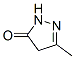 3-Methyl-2-pyrazolin-5-one Structure,108-26-9Structure