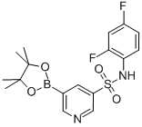 N-(2,4-difluorophenyl)-5-(4,4,5,5-tetramethyl-1,3,2-dioxaborolan-2-yl)-3-pyridinesulfonamide Structure,1083326-30-0Structure