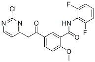 5-(2-(2-Chloropyrimidin-4-yl)acetyl)-n-(2,6-difluorophenyl)-2-methoxybenzamide Structure,1089278-52-3Structure