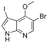 1H-pyrrolo[2,3-b]pyridine, 5-bromo-3-iodo-4-methoxy- Structure,1092579-76-4Structure