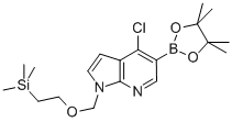 4-Chloro-5-(4,4,5,5-tetramethyl-1,3,2-dioxaborolan-2-yl)-1-[[2-(trimethylsilyl)ethoxy]methyl]-h-pyrrolo[2,3-b]pyridine Structure,1092580-79-4Structure