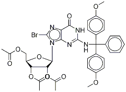 N-(4,4’-dimethoxytrityl)-8-bromoguanosine 2’,3’,5’-triacetate Structure,1096020-93-7Structure