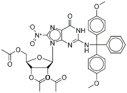 N-(4,4’-dimethoxytrityl)-8-nitroguanosine 2’,3’,5’-triacetate Structure,1096020-94-8Structure