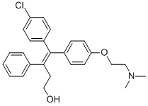 4-[(Z)-4-chloro-1-[4-(2-dimethylaminoethoxy)phenyl]-2-phenylbut-1-enyl]phenol Structure,110503-62-3Structure