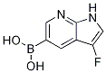 B-(3-fluoro-1h-pyrrolo[2,3-b]pyridin-5-yl)-boronic acid Structure,1111637-69-4Structure