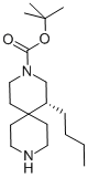 3,9-Diazaspiro[5.5]undecane-3-carboxylic acid, 1-butyl-, 1,1-dimethylethyl ester, (1r)- Structure,1118605-38-1Structure