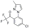 1-[4-Chloro-2-(3-methylpyrazol-1-yl)phenyl]-2,2,2-trifluoroethanone Structure,1125828-30-9Structure