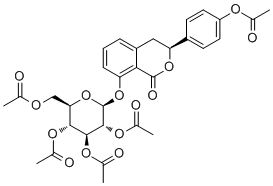 (3S)-hydrangenol 8-o-glucoside pentaacetate Structure,113270-99-8Structure