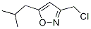 3-(Chloromethyl)-5-isobutylisoxazole Structure,1142210-99-8Structure