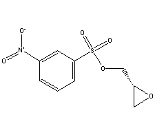 (R)-(+)-間硝基苯磺酸縮水甘油酯結構式_115314-17-5結構式