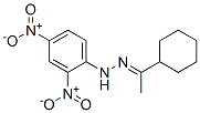 1-[1-[2-(2,4-Dinitrophenyl)hydrazono]ethyl]cyclohexane Structure,1160-74-3Structure