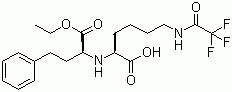 N2-(1-乙氧羰基-3-苯丙基)-N6-三氟乙?；?L-賴氨酸結(jié)構(gòu)式_116169-90-5結(jié)構(gòu)式