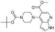 1H-pyrrolo[2,3-b]pyridine-5-carboxylic acid, 4-[4-[(1,1-dimethylethoxy)carbonyl]-1-piperazinyl]-, methyl ester Structure,1172067-32-1Structure