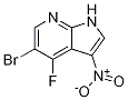 5-Bromo-4-fluoro-3-nitro-1h-pyrrolo[2,3-b]pyridine Structure,1172068-33-5Structure