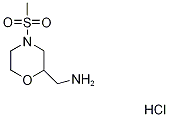 [4-(Methylsulfonyl)morpholin-2-yl]methylamine hydrochloride Structure,1185301-94-3Structure