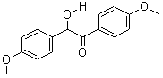 2-Hydroxy-1,2-bis(4-methoxyphenyl)；thanone Structure,119-52-8Structure